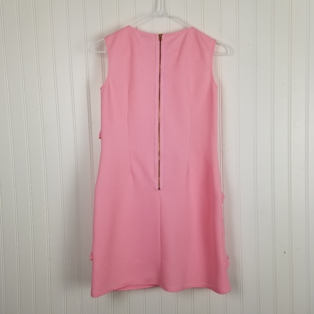 David Charles London Black Label Pink Diagonal Ruffle Shift Dress NWT Sz 12 Yrs - Picture 7 of 11